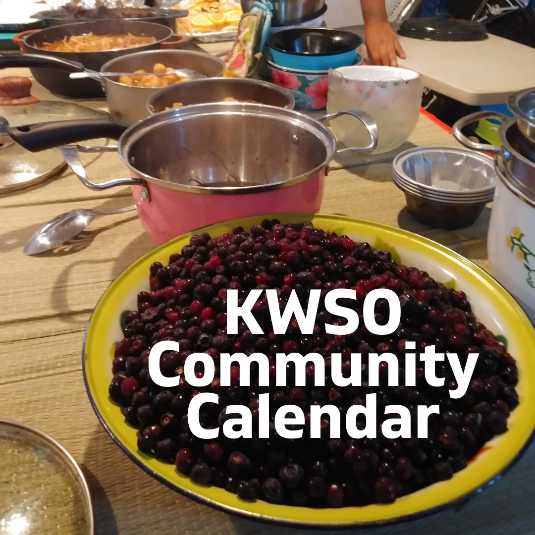 KWSO Calendar for Thu., Nov. 27, 2025
