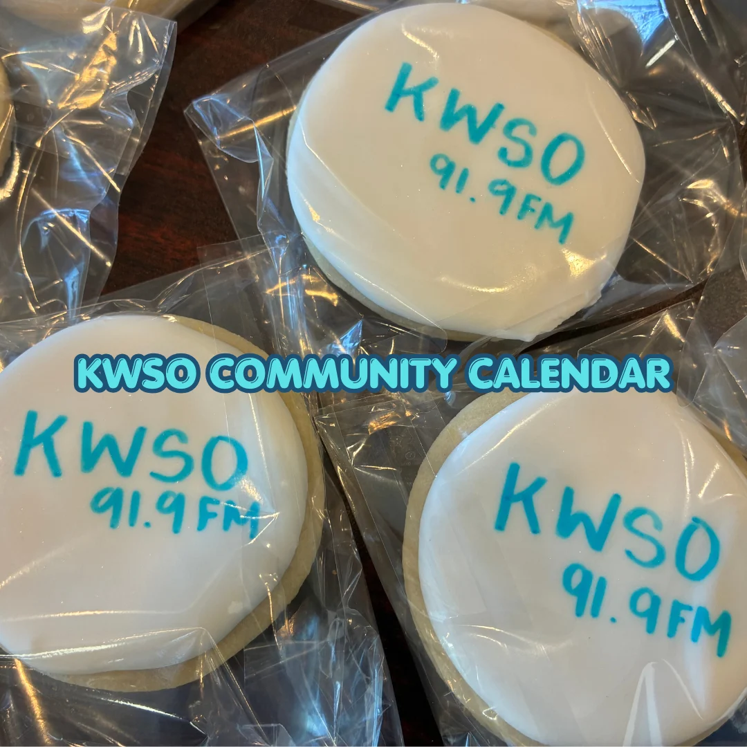 KWSO Calendar for Tues., Sep. 22, 2026