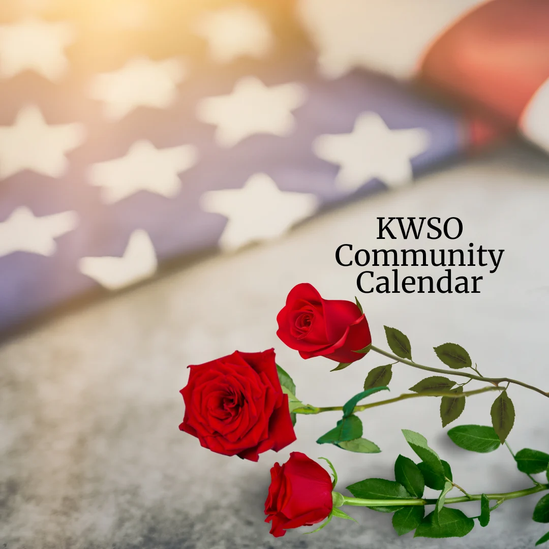 KWSO Calendar for Mon., May 25, 2026