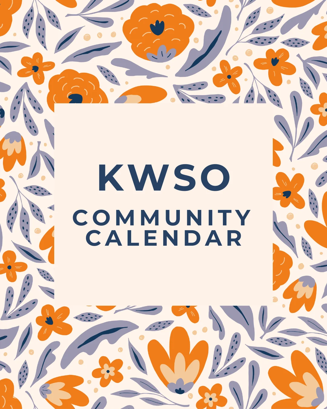 KWSO Calendar for Mon., Mar. 23, 2026