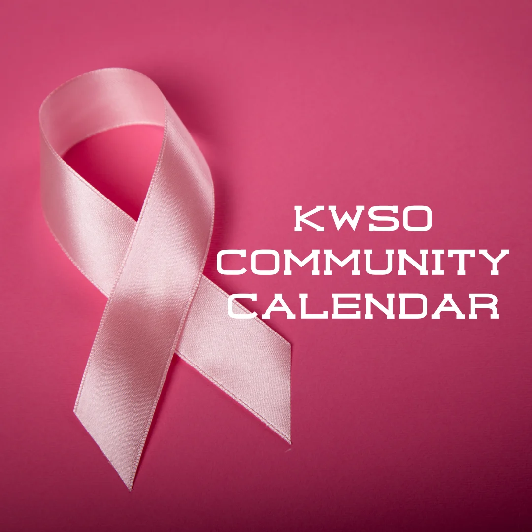 KWSO Calendar for Mon., Oct. 13, 2025