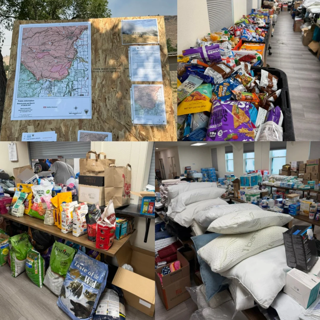 CTWS Bench Wildfire Evacuation & Donation Response