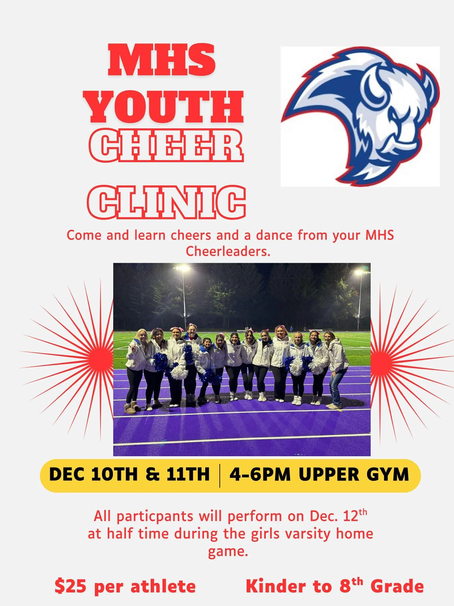 MHS Youth Cheer Clinic