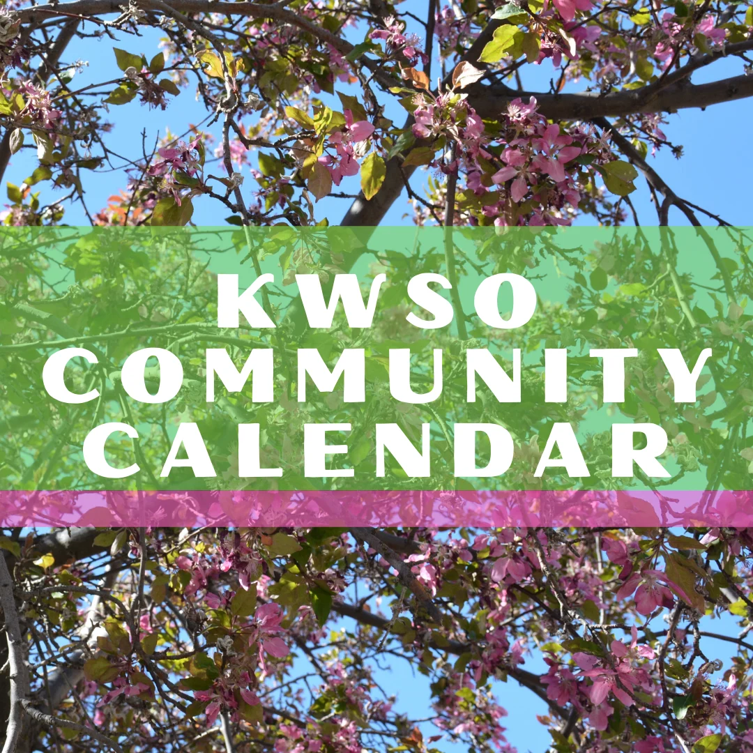 KWSO Calendar for Sat., Apr. 11, 2026