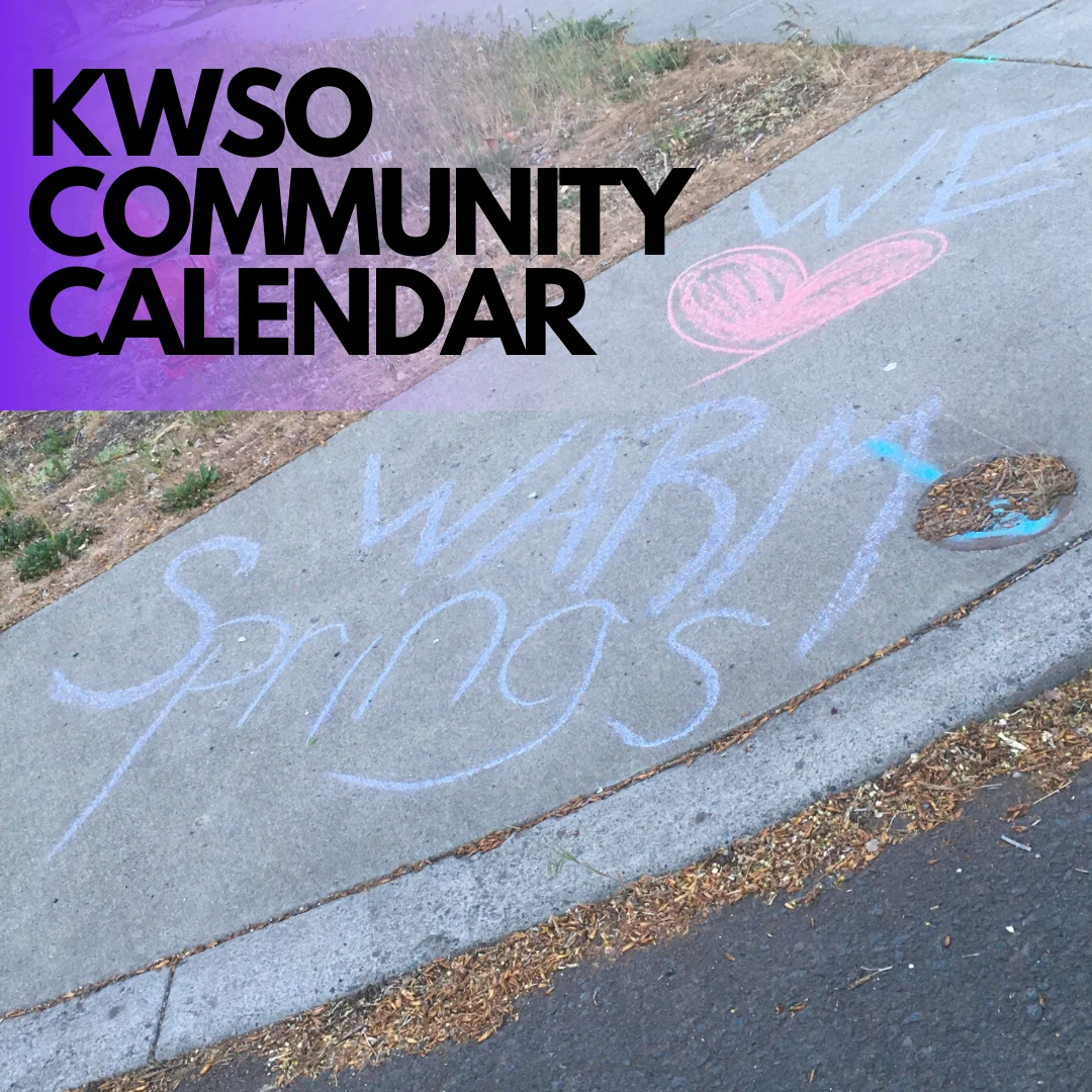 KWSO Calendar for Thu., May 7, 2026