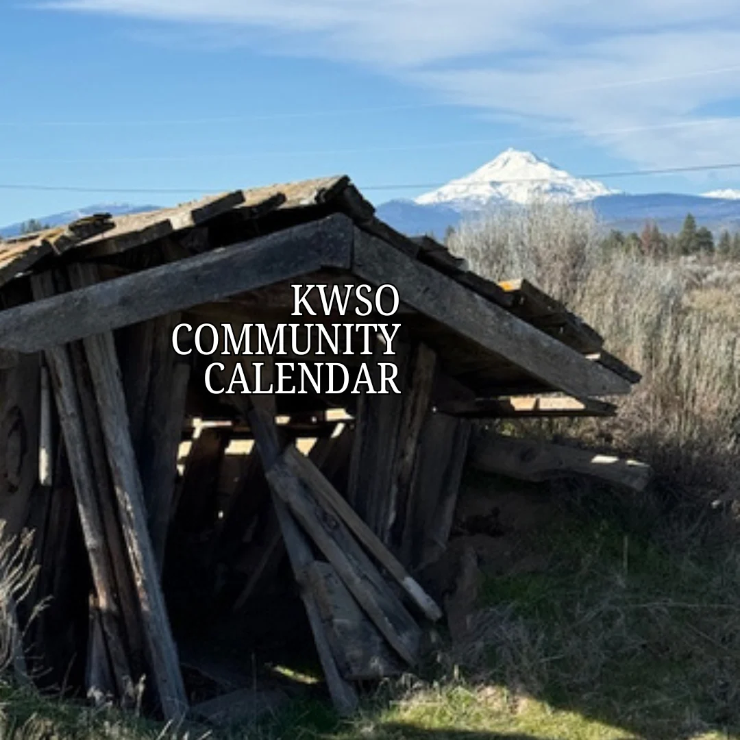KWSO Calendar for Tue., May 26, 2026