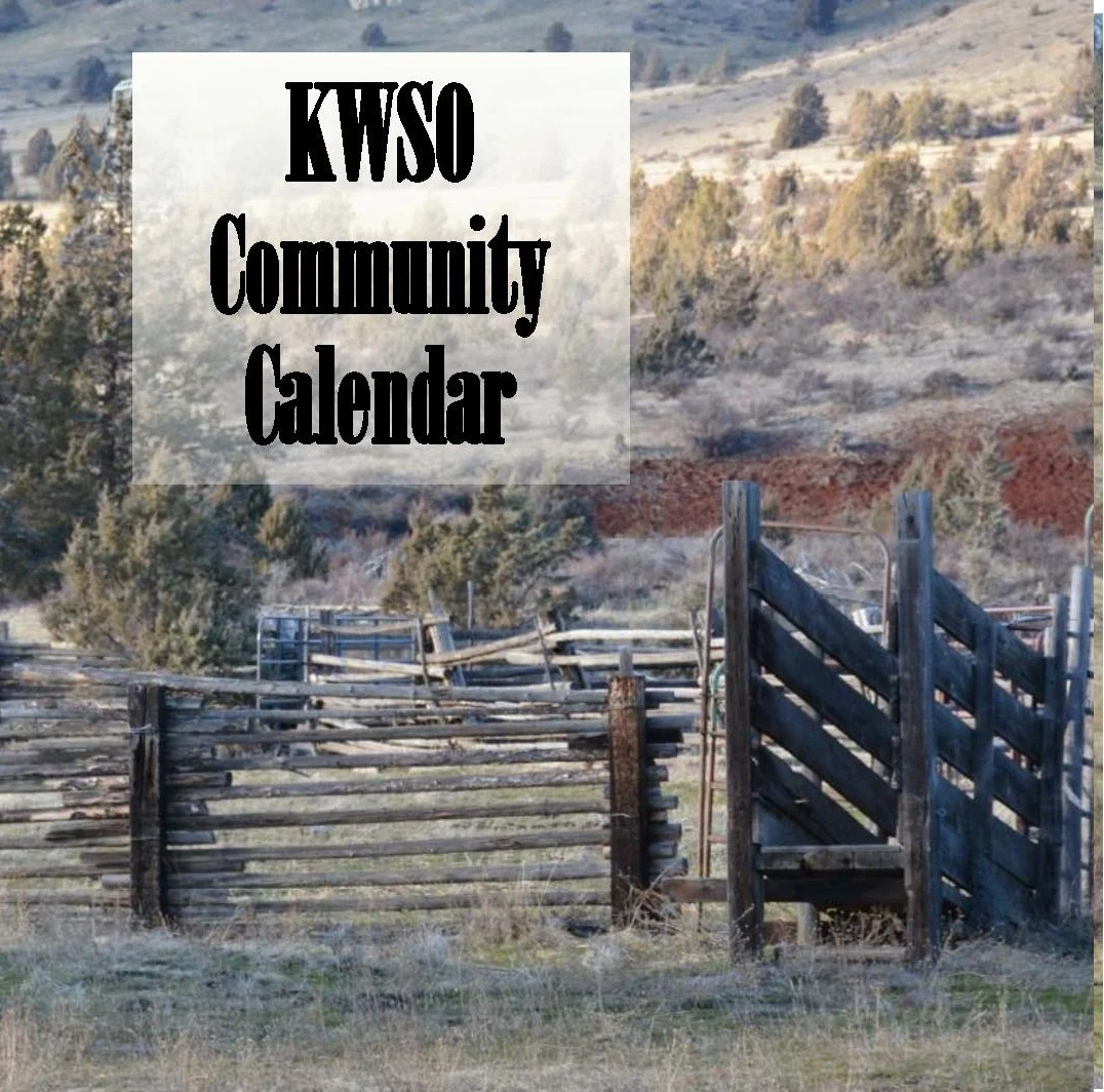 KWSO Calendar for Wed., Sep. 23, 2026