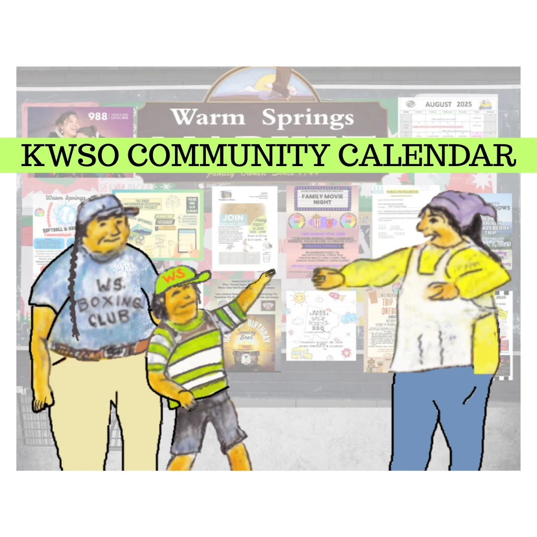 KWSO Calendar for Wed., Sep. 2, 2026