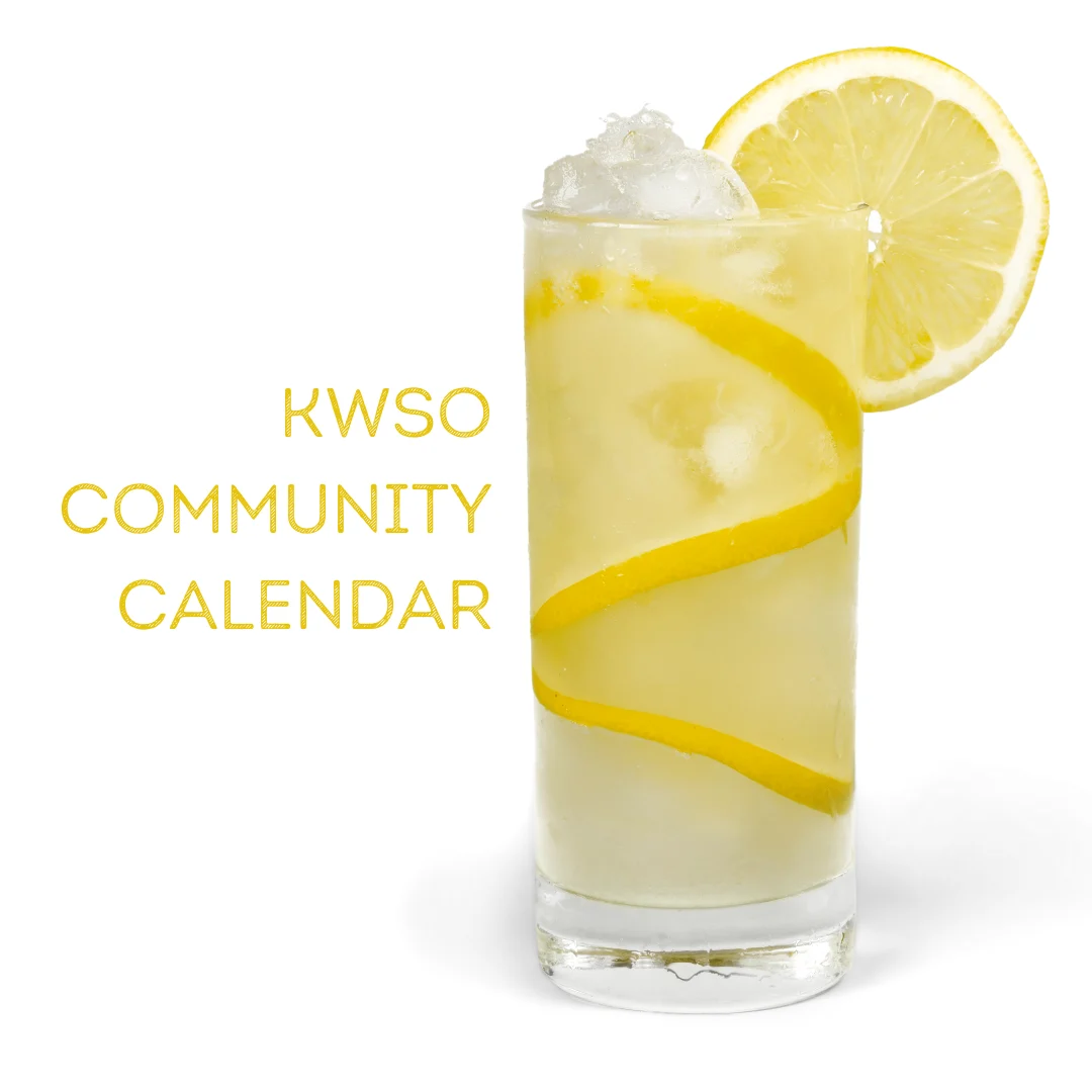 KWSO Calendar for Mon., Aug. 3, 2026