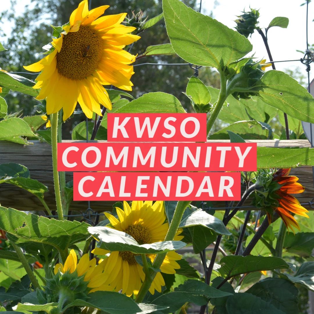 KWSO Calendar for Wed., Aug. 5, 2026