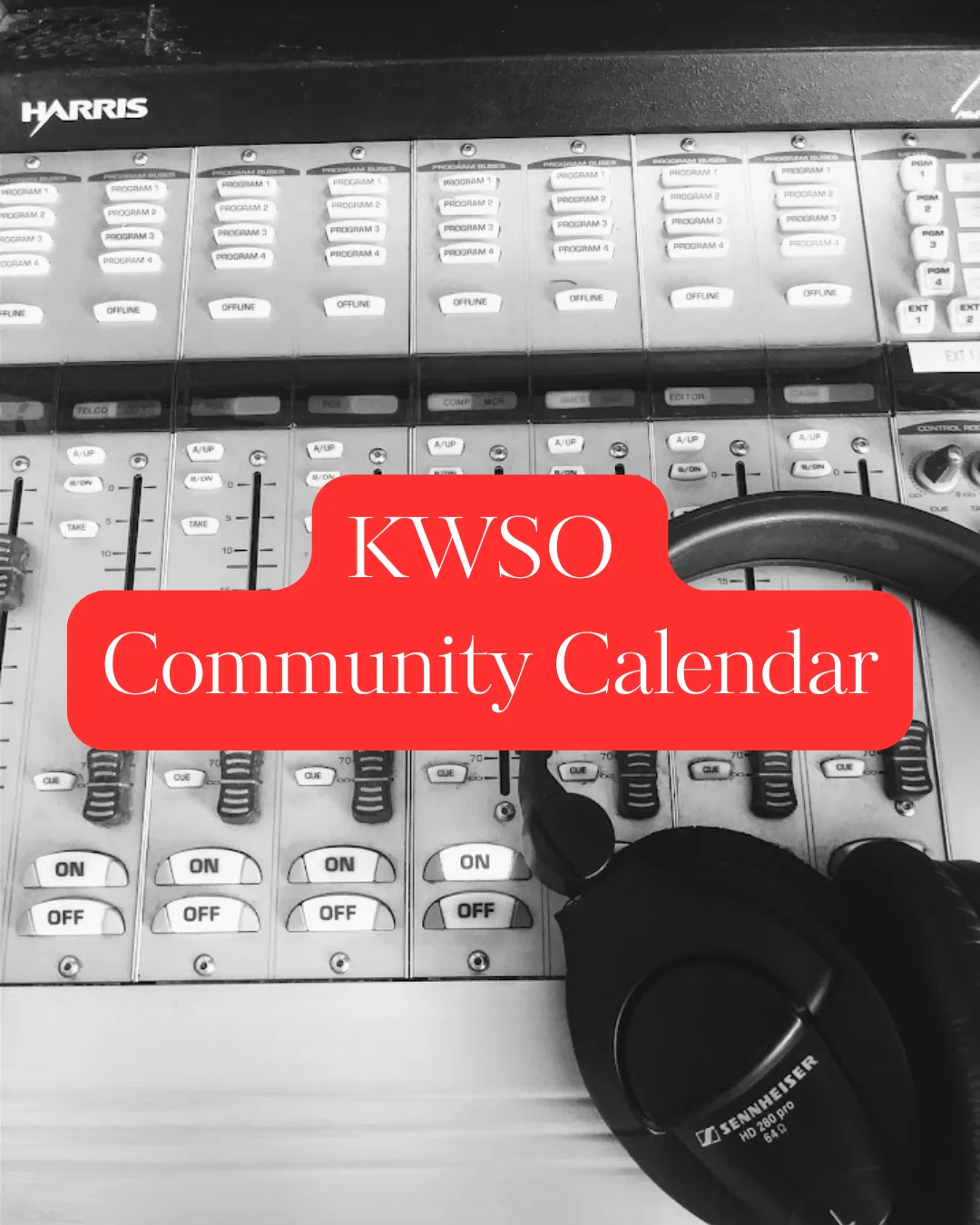 KWSO Calendar for Wed., Sep. 16, 2026