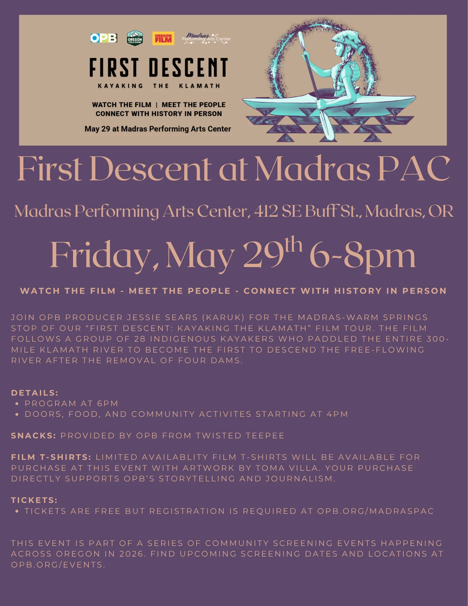 Historic Klamath River Documentary Screens Tonight in Madras