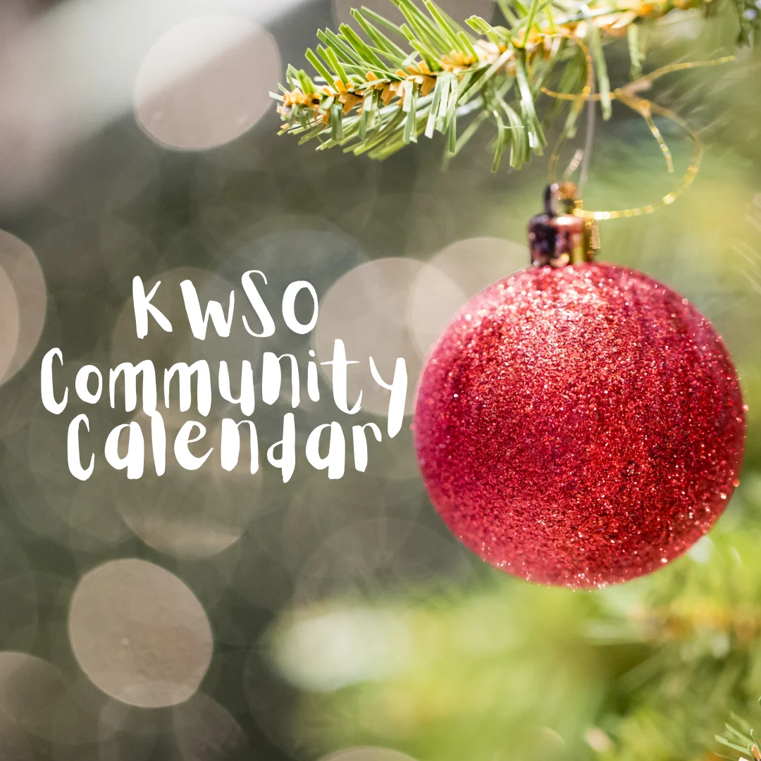 KWSO Calendar for Wed., Dec. 24, 2025
