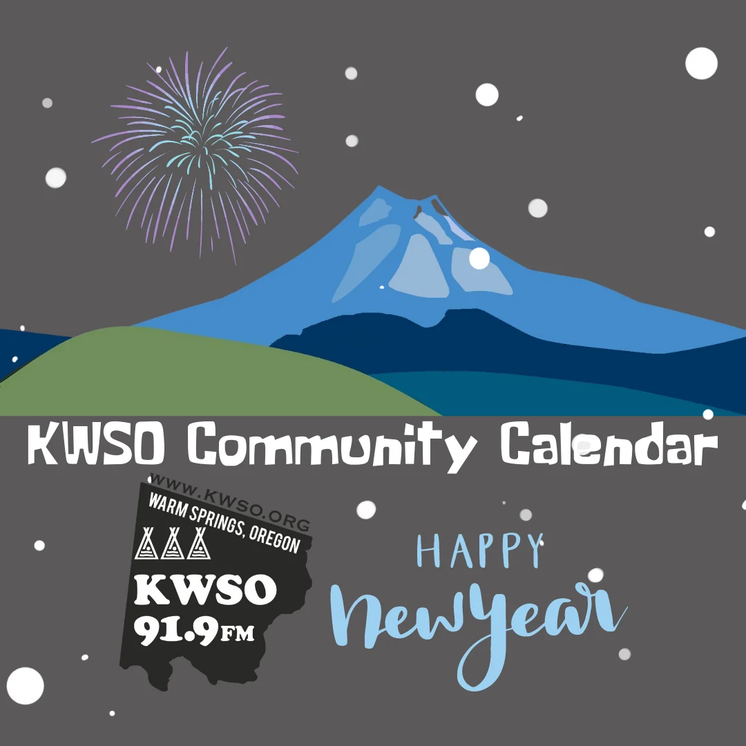 KWSO Calendar for Wed., Dec. 31, 2025