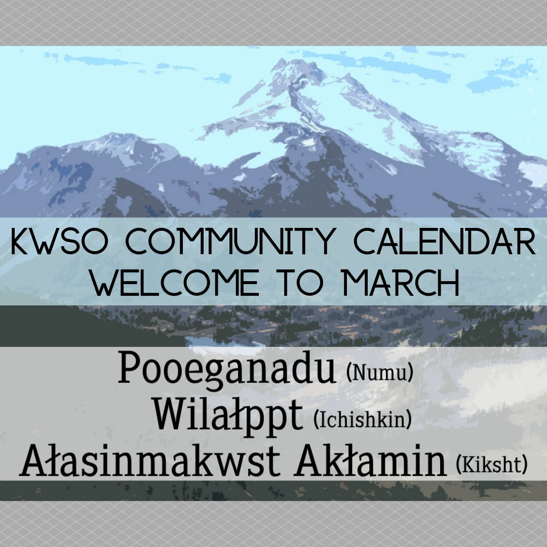 KWSO Calendar for Sun., Mar. 1, 2026