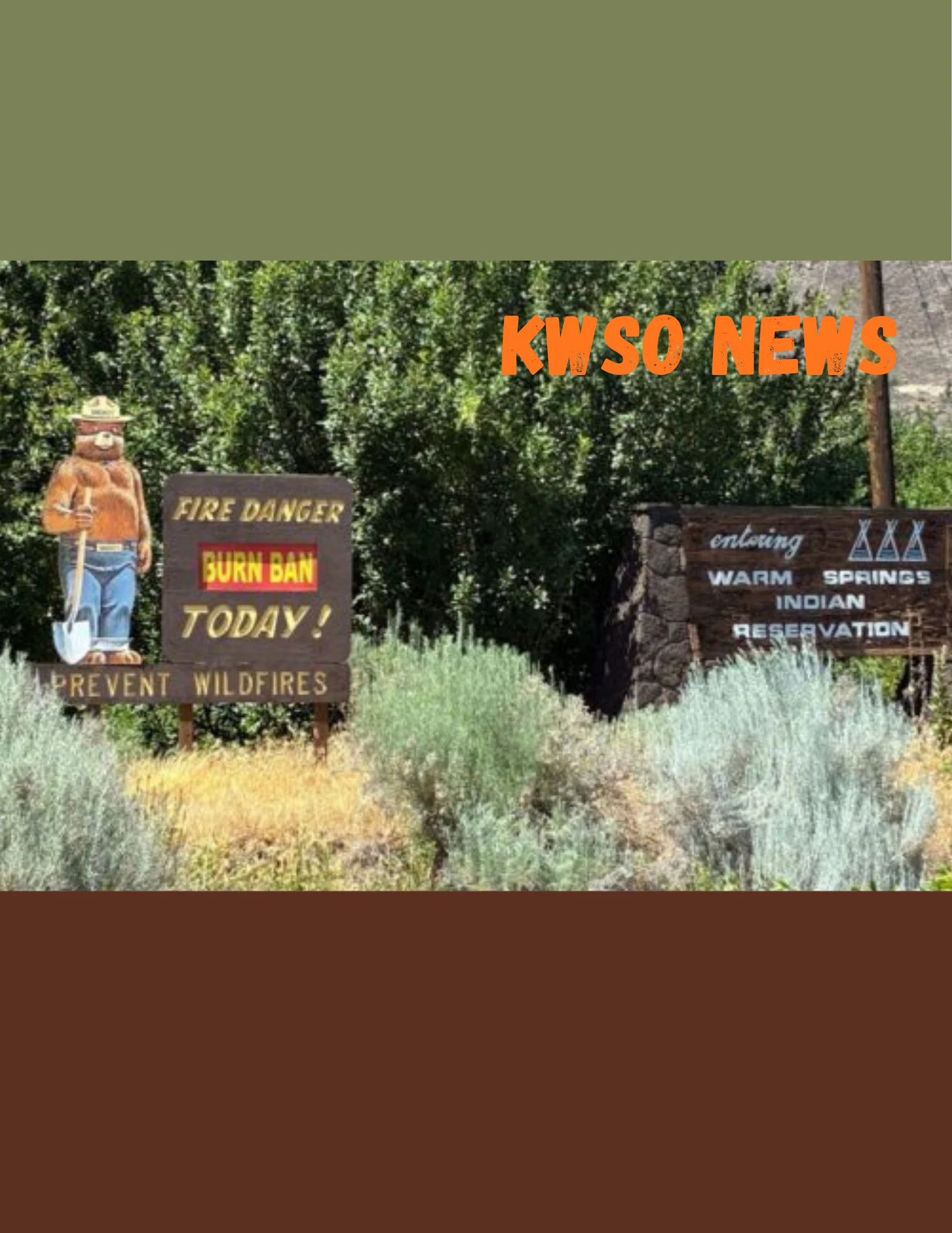 KWSO News 08/24/26: Wildfire Updates
