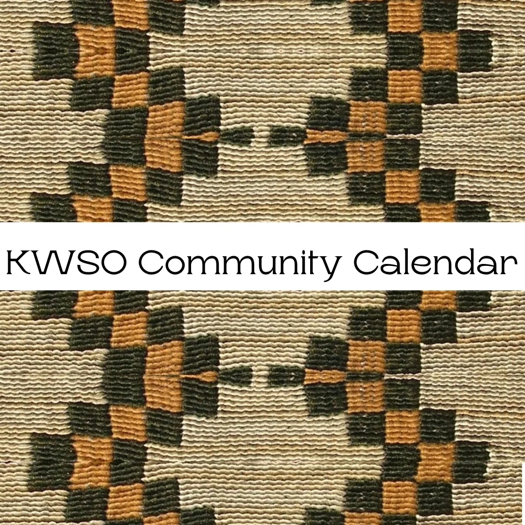 KWSO Calendar for Tue., Mar. 24, 2026