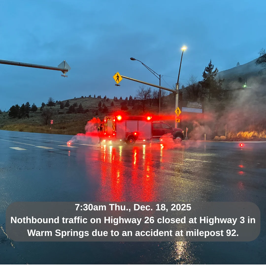 UPDATE Highway 26 reopoened
