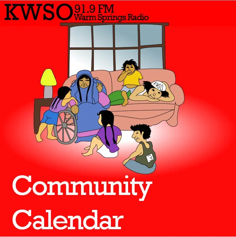 KWSO Calendar for Tue., Jan. 27, 2026