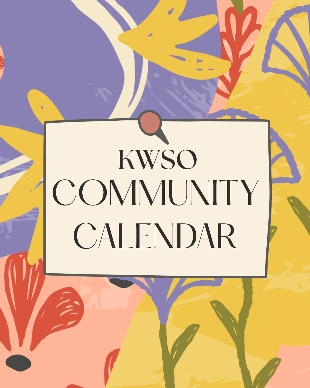 KWSO Calendar for Fri., Mar. 13, 2026