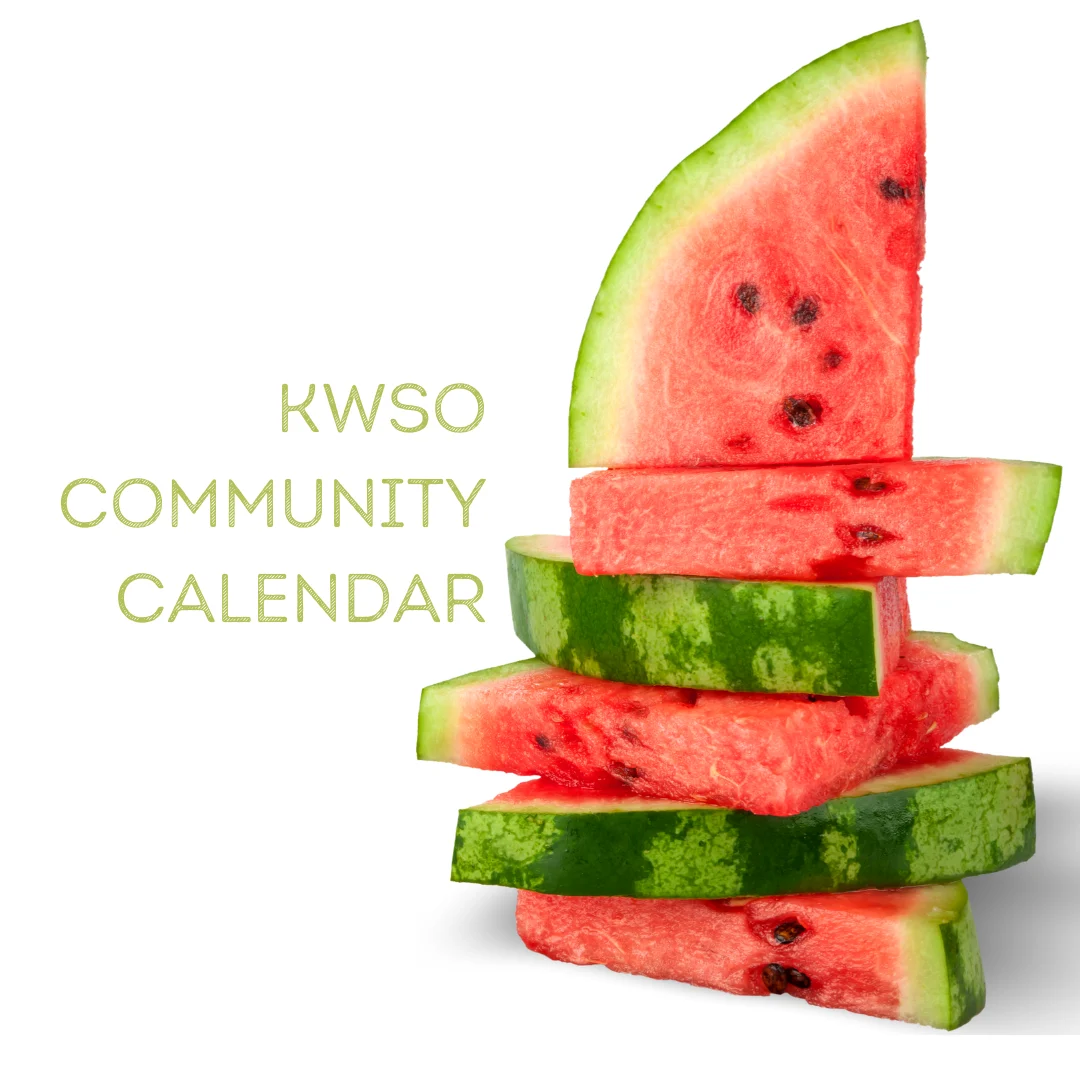 KWSO Calendar for Mon., Jul. 20, 2026