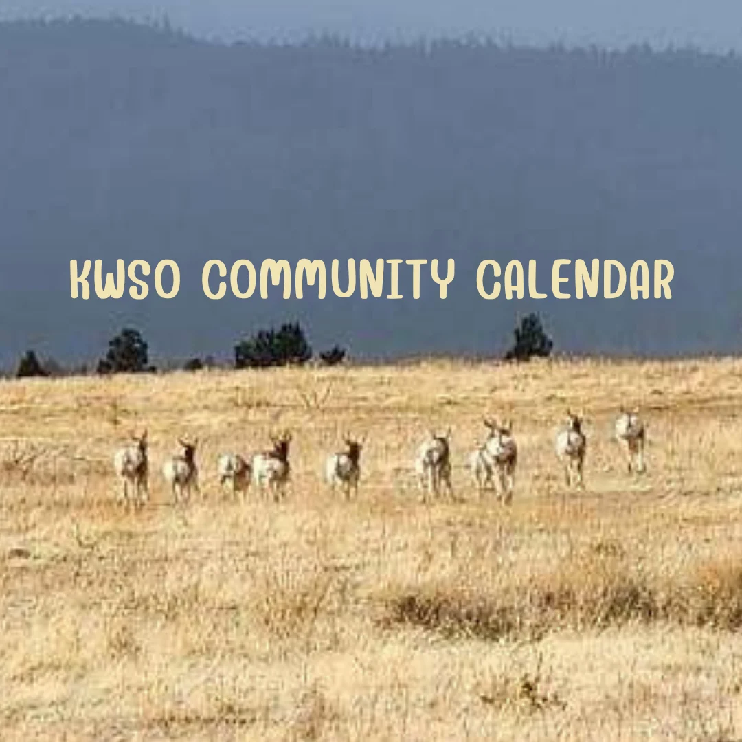 KWSO Calendar for Wed., Nov. 19, 2025