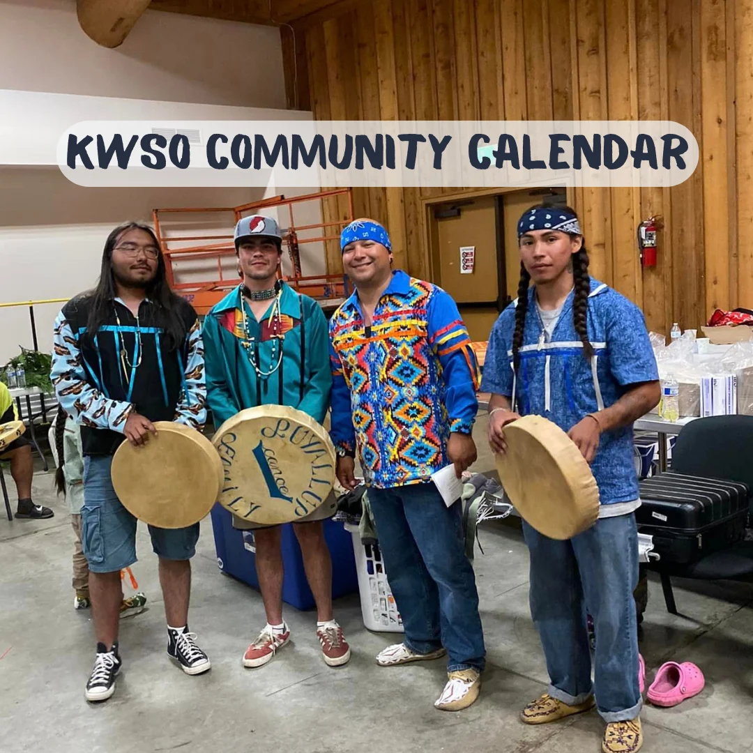 KWSO Calendar for Tue., Aug. 25, 2026
