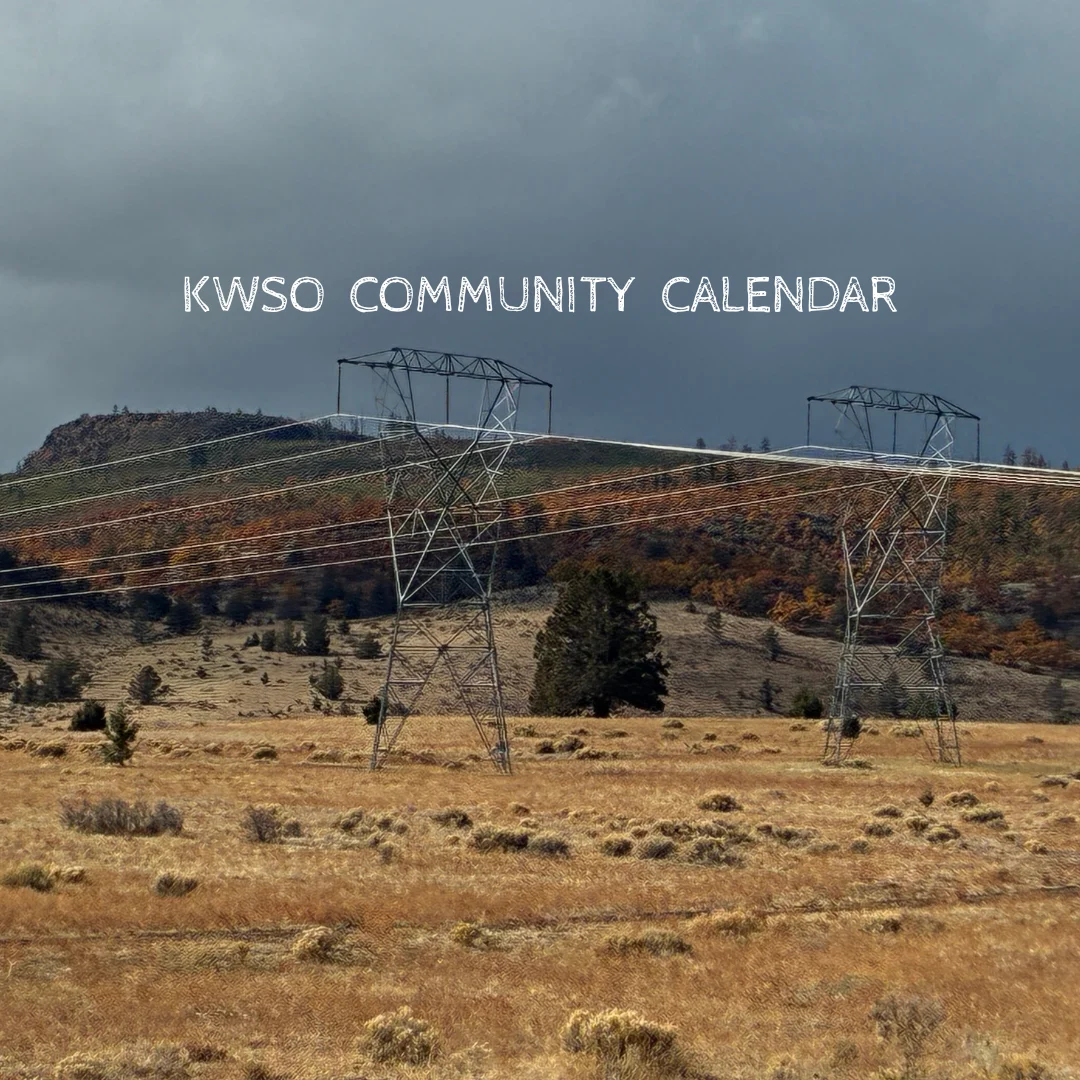 KWSO Calendar for Sat., Jan. 3, 2026