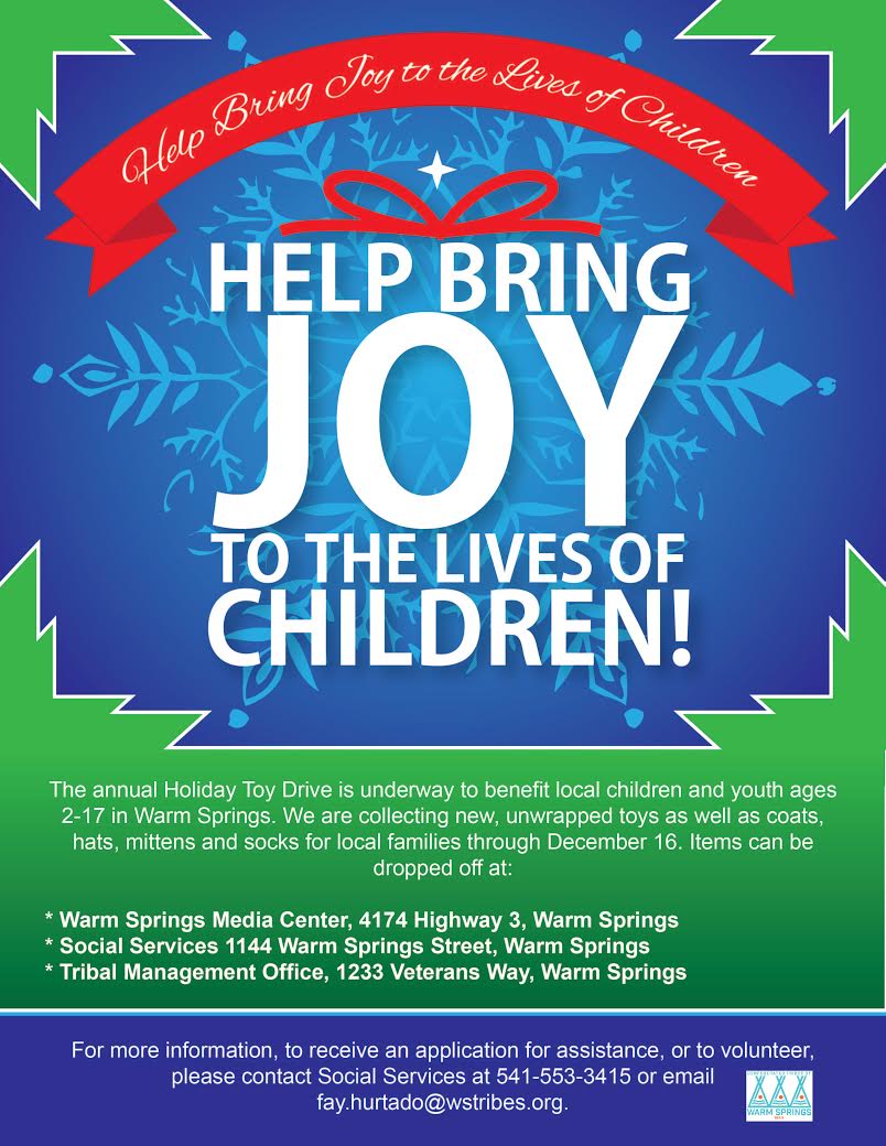 Warm Springs Holiday Toy Drive - KWSO 91.9