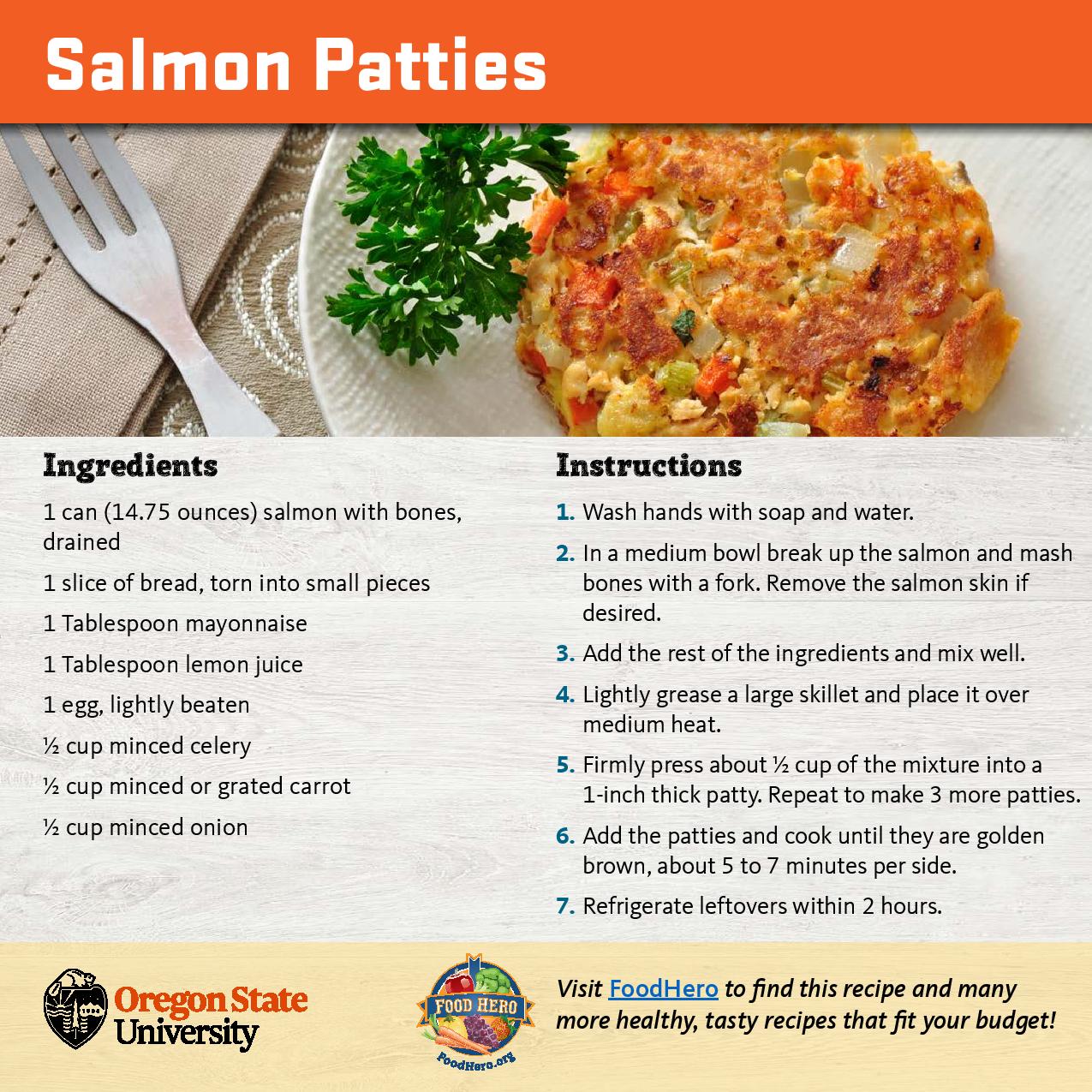 Salmon Patties - KWSO 91.9