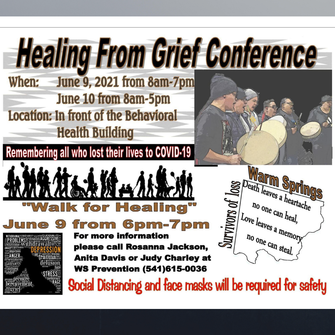 Healing from grief Conference KWSO 91.9