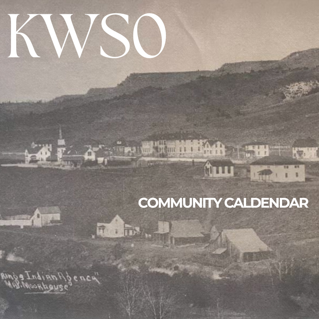 KWSO Calendar for Fri., Aug. 30, 2024 KWSO 91.9