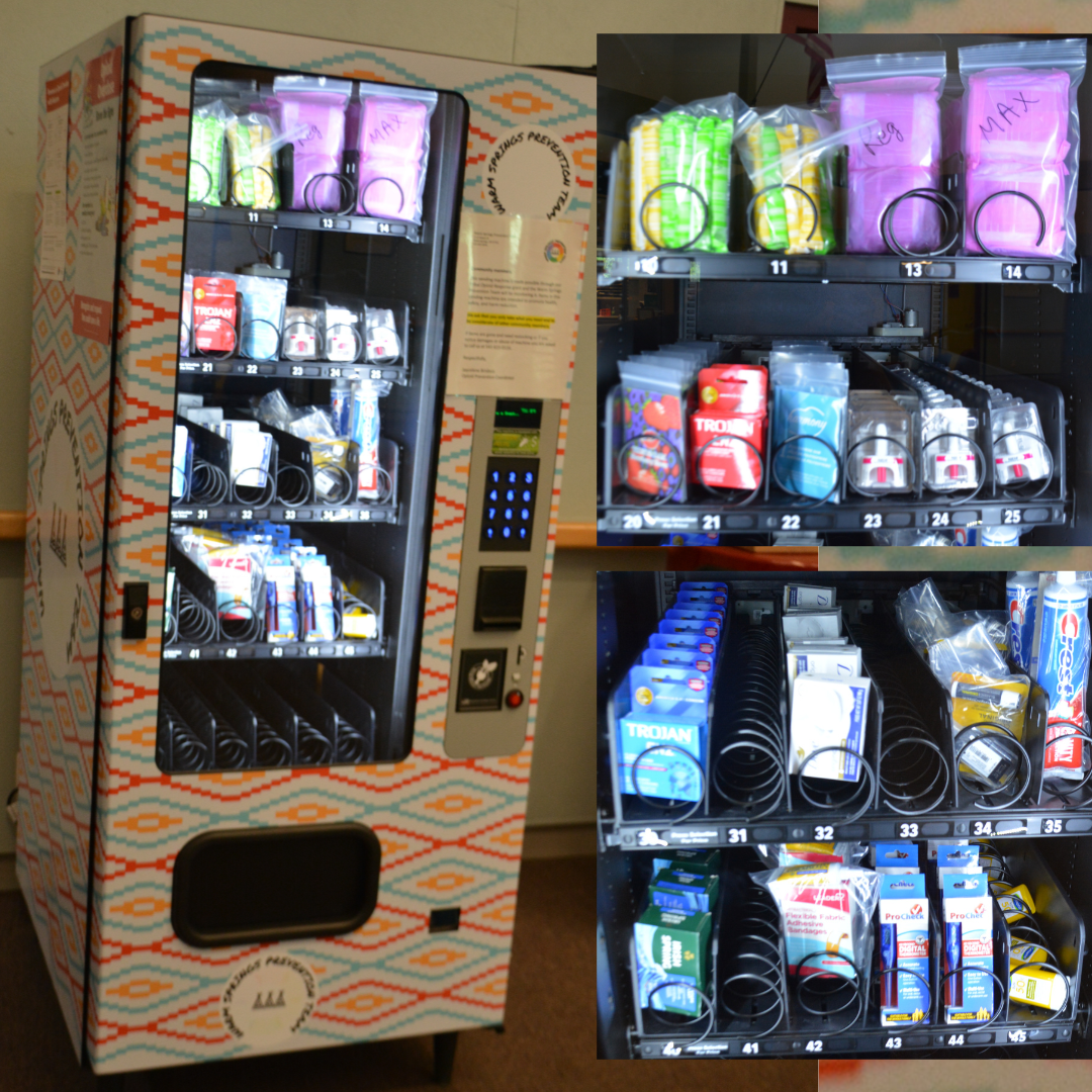 Health & Safety Vending Machine at the Health & Wellness Center
